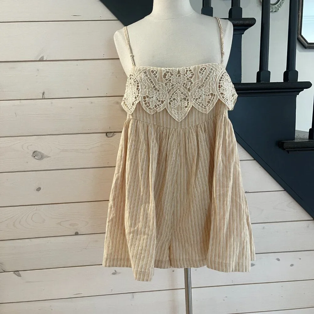 001 Free People Collina Romper NWOT Size Small